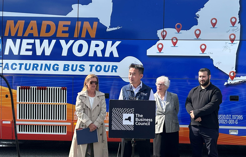 The Business Council of New York visits Crystal Window for 2026 Manufacturers’ Week bus tour